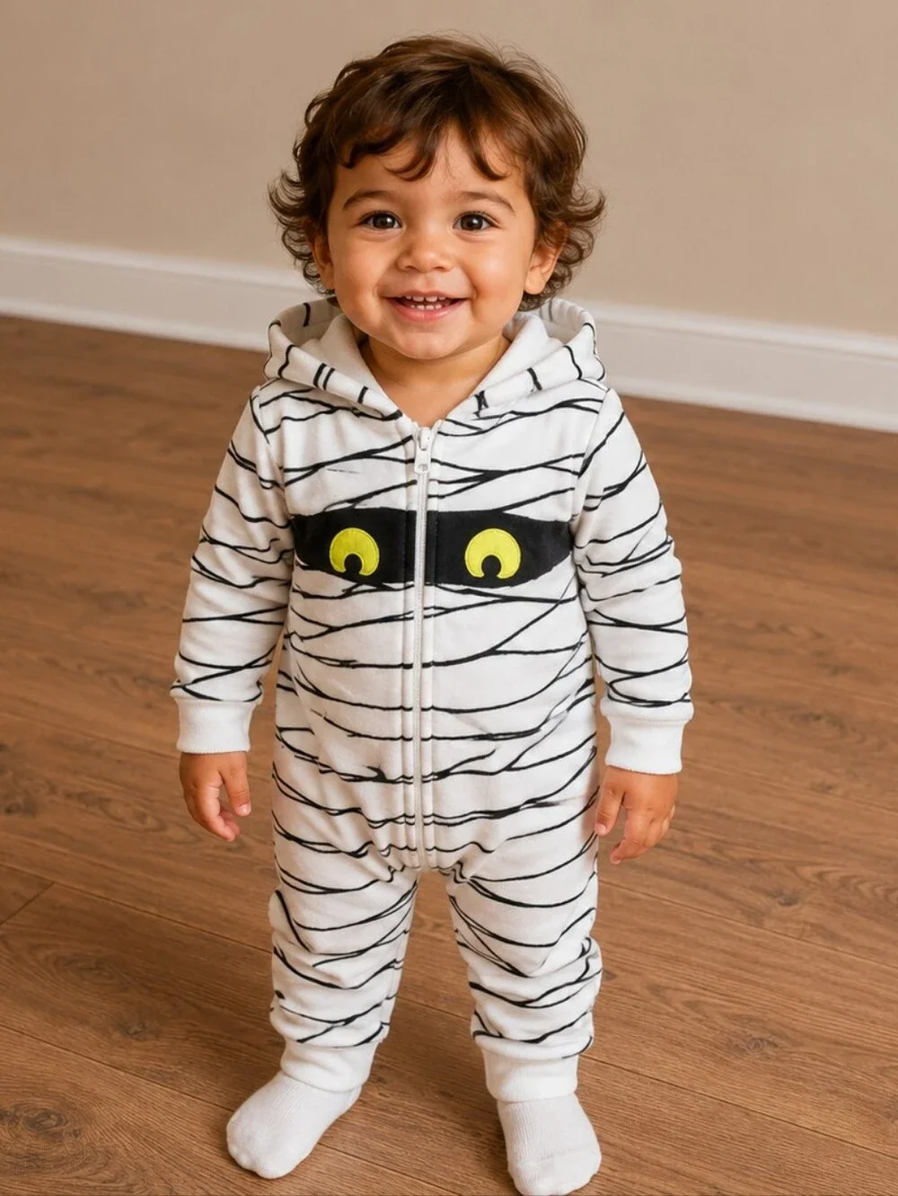 Carter's 2t Hooded Fleece Mummy pjs